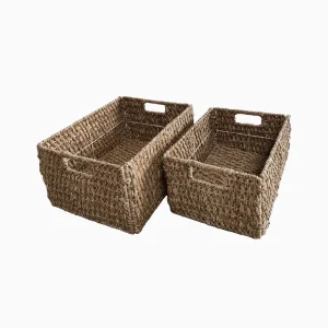 RECTANGLE BASKET WITH HANDLE