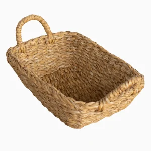 RECTANGLE CONOCAL BASKET WITH HANDLE