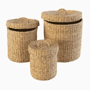 ROUND BASKET WITH LID