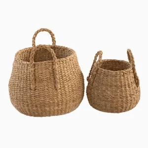 ROUND BASKET WITH HANDLE