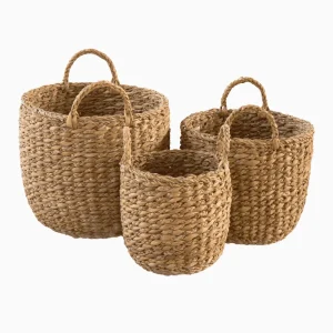 LEAF U-SHAPE BASKET WITH HANDLE