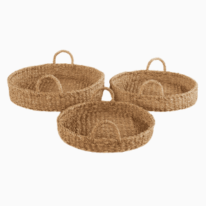 ROUND BASKET WITH HANDLE