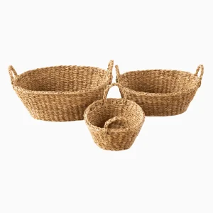 OVAL KITCHEN BASKET WITH HANDLE