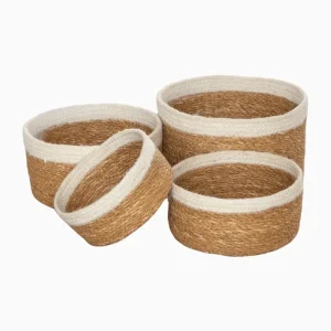 SEAGRASS AND JUTE ROUND CHAKA