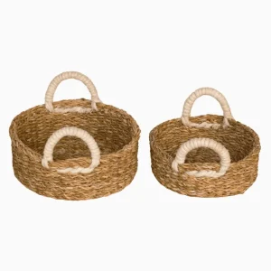 ROUND BASKET WITH HANDLE