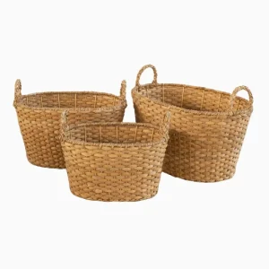 OVAL BASKET WITH HANDLE