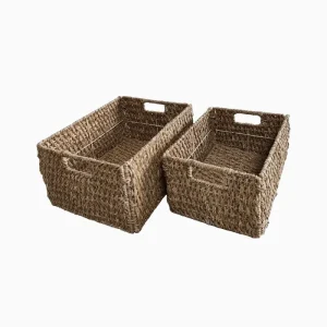 RECTANGLE BASKET WITH HANDLE