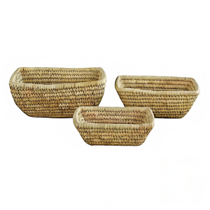 DATE LEAF RECTANGULAR BASKET